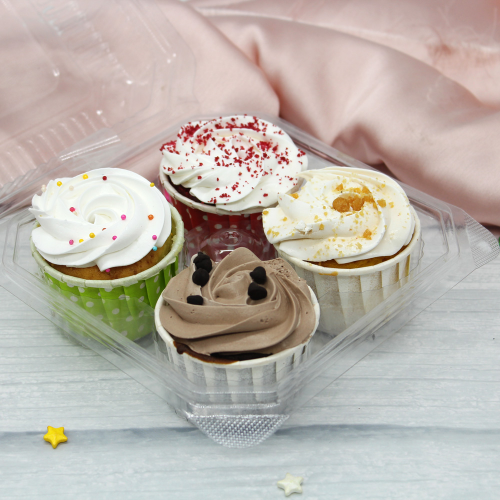 Cup Cakes Assorted ( Pack of 4 )
